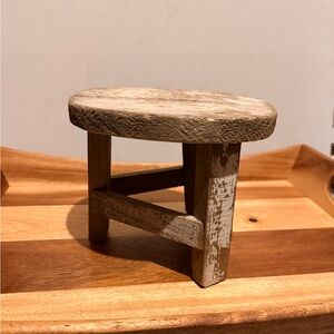 Rustic Wooden Stool